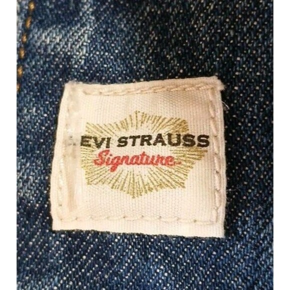Levi Strauss Signature 1873 Men's Button-Up Denim Trucker Jean Jacket Blue XL - Picture 15 of 16